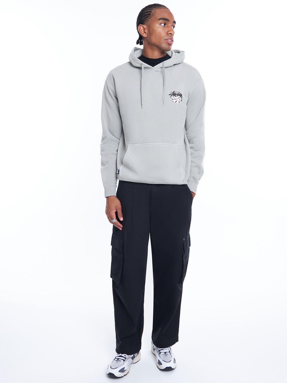 Stussy Pair Of Dice Hoodie | Pigment Stone