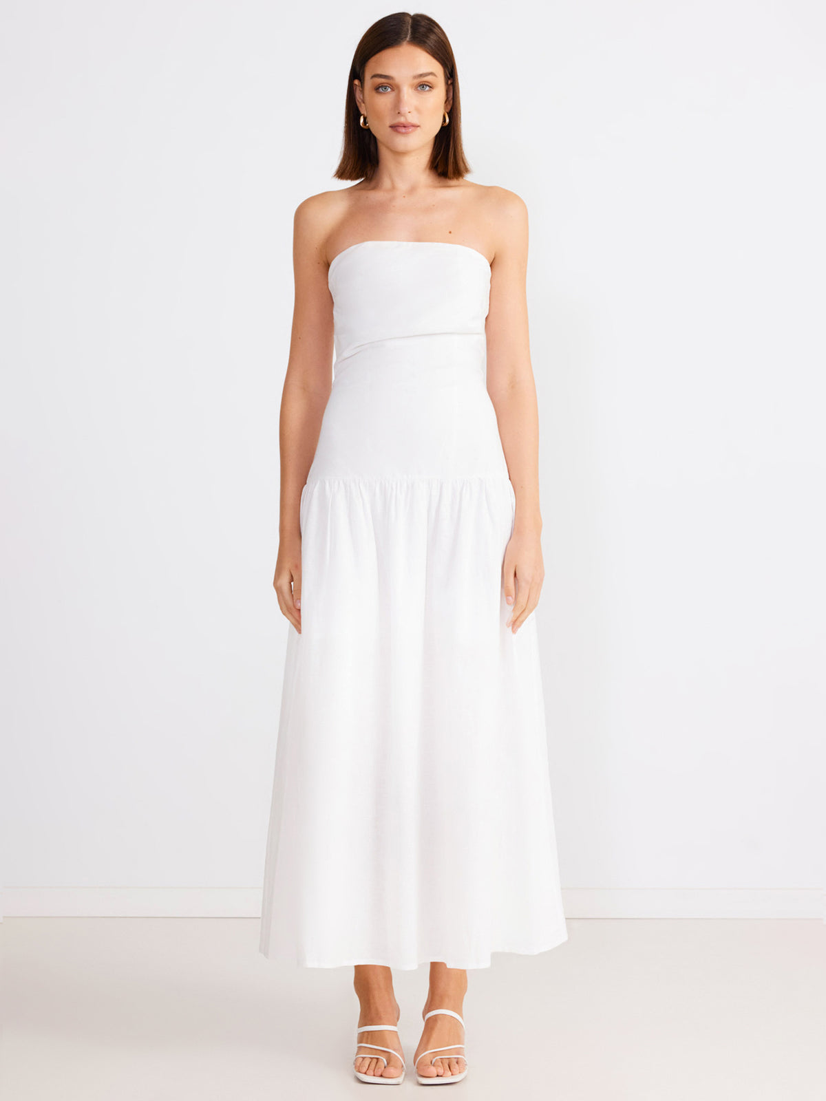 SNDYS Stella Maxi Dress | White