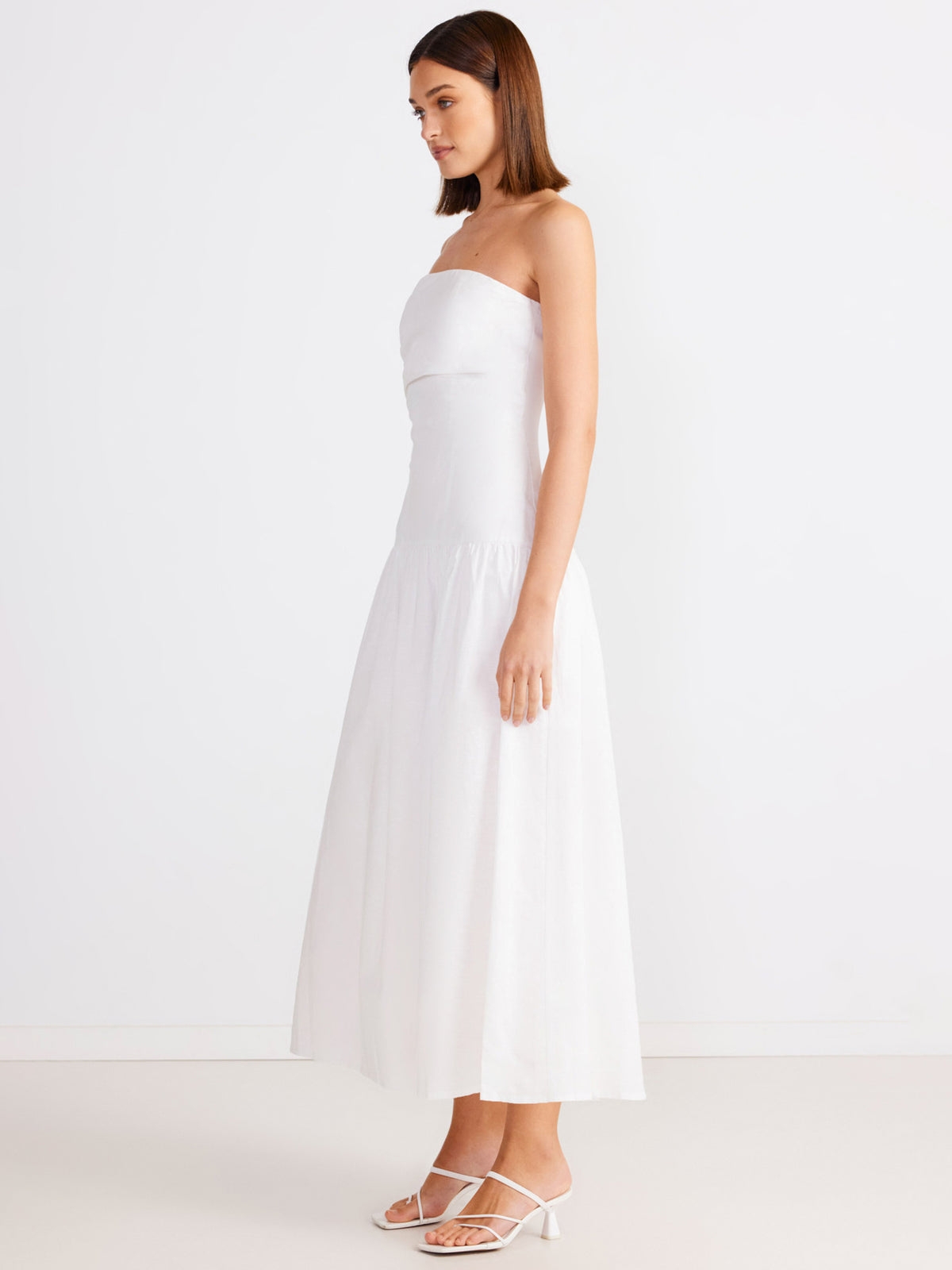 SNDYS Stella Maxi Dress | White