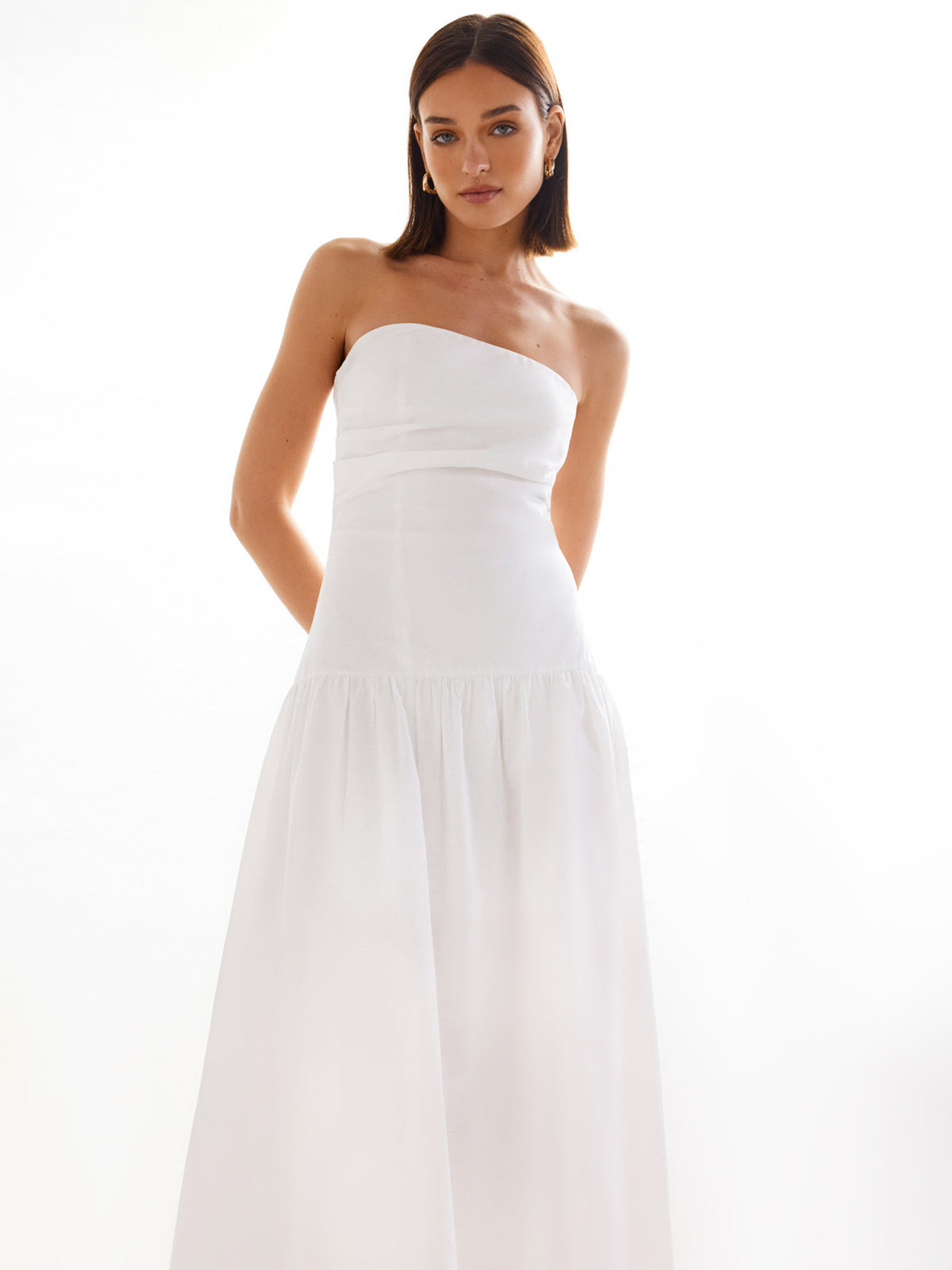 SNDYS Stella Maxi Dress | White