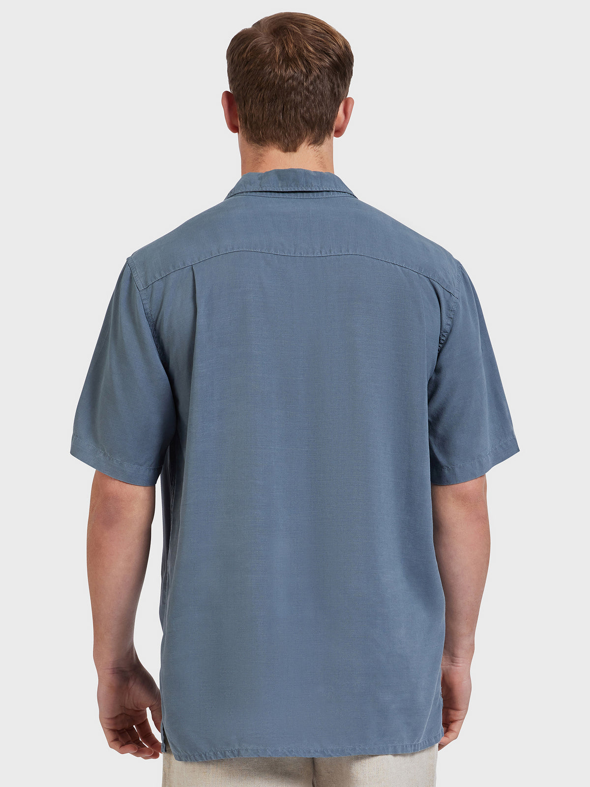 Academy Brand Stevens Short Sleeve Shirt in Harbour Blue | Harbour Blue