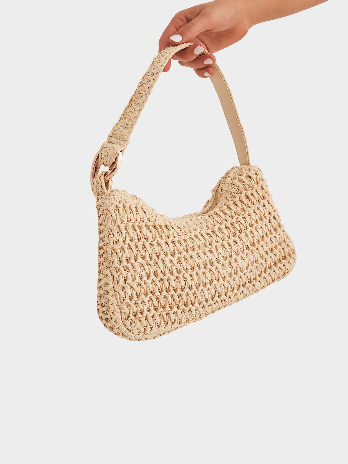 Billini Summer Shoulder Bag in Natural Raffia | Natural Raffia