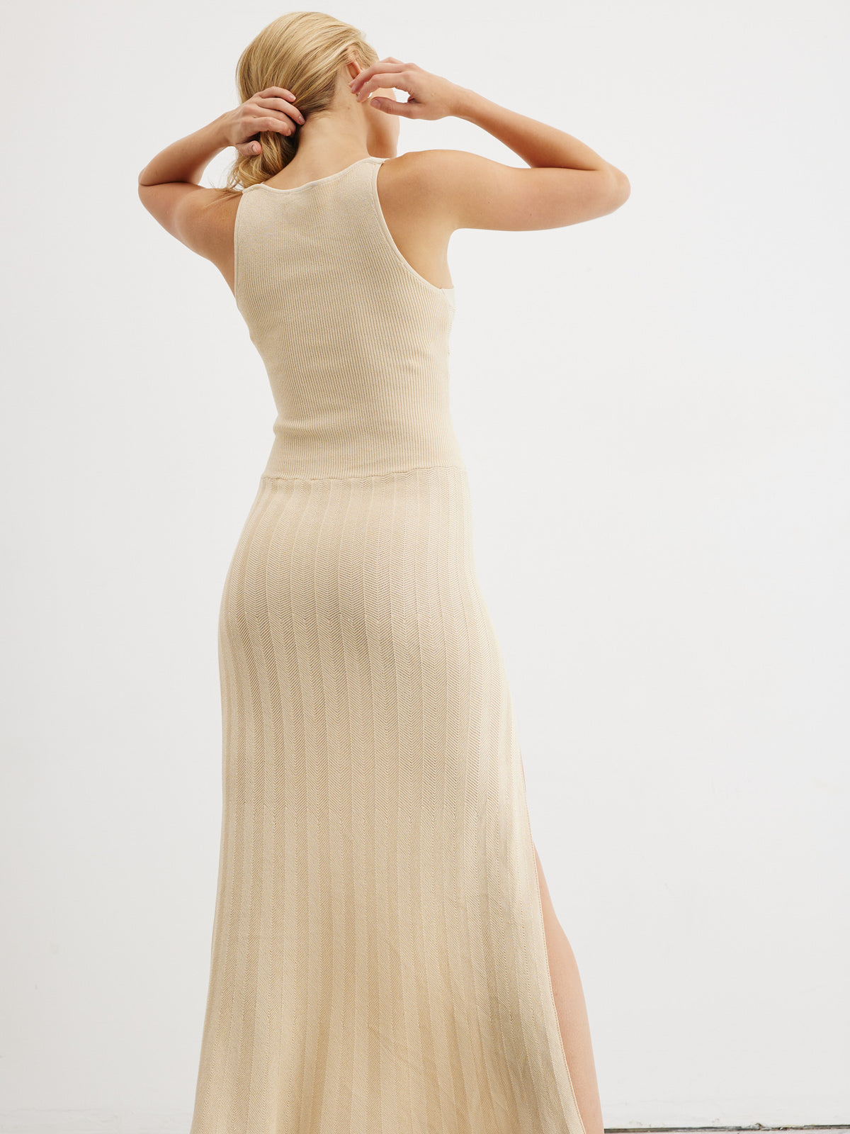 Sovere Patience Knit Dress in Natural | Neutral