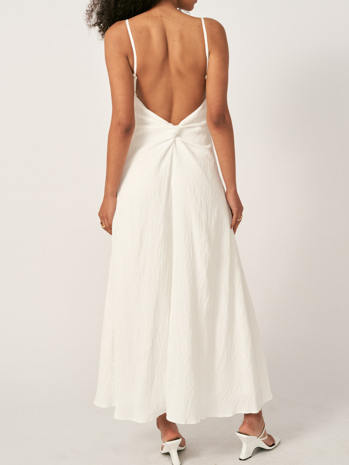 Sovere Georgia Maxi Dress in White | White