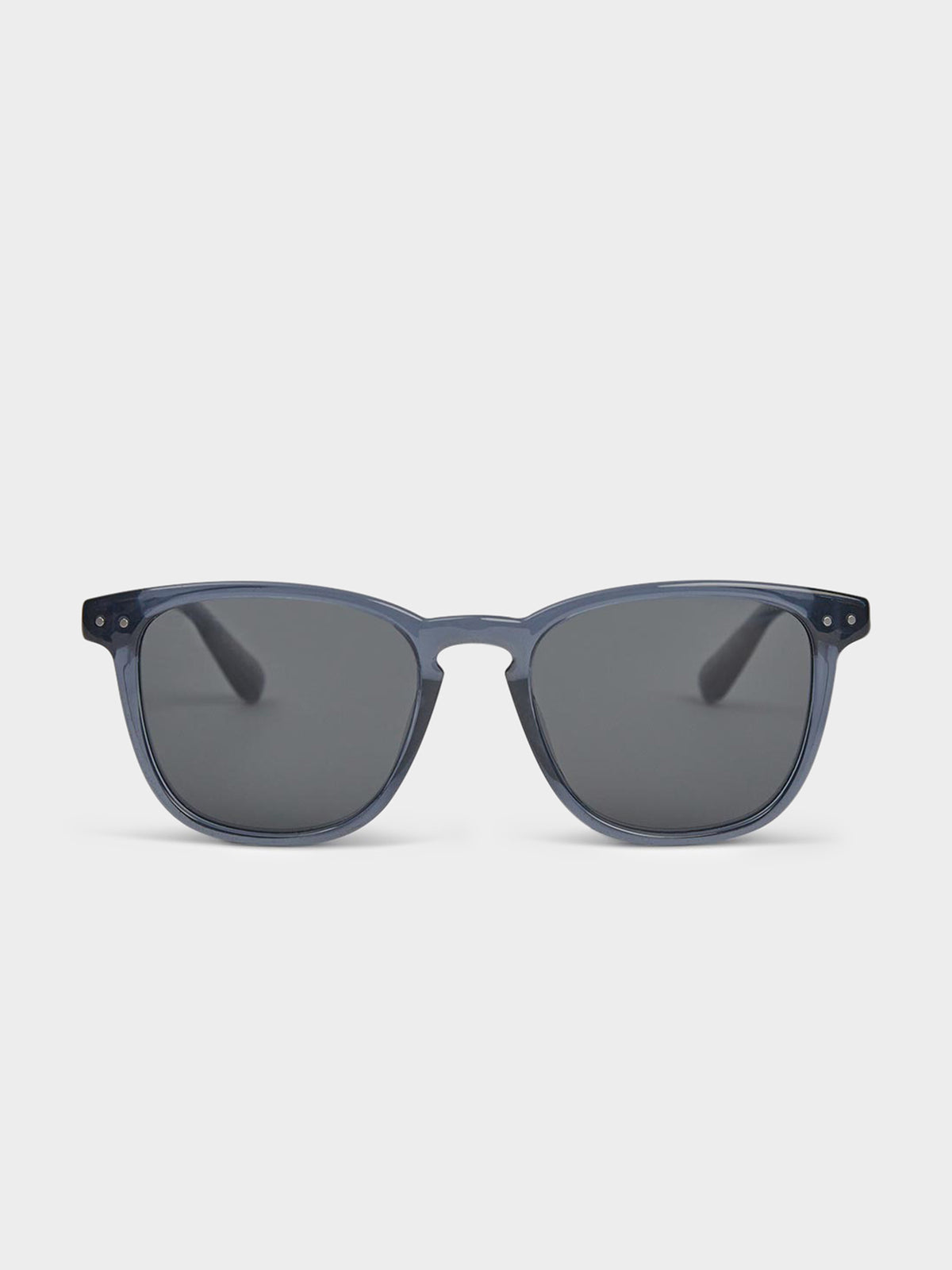 Local Supply SYD Polarised Sunglasses in Polished Navy & Dark Grey | Navy/Dark Grey