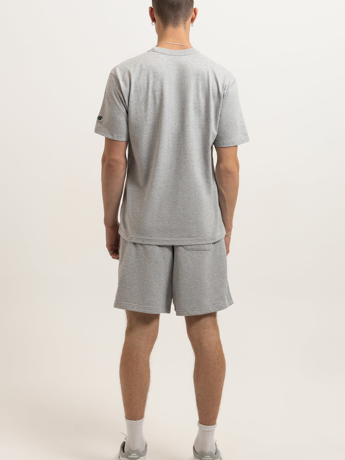 Grey french hot sale terry shorts