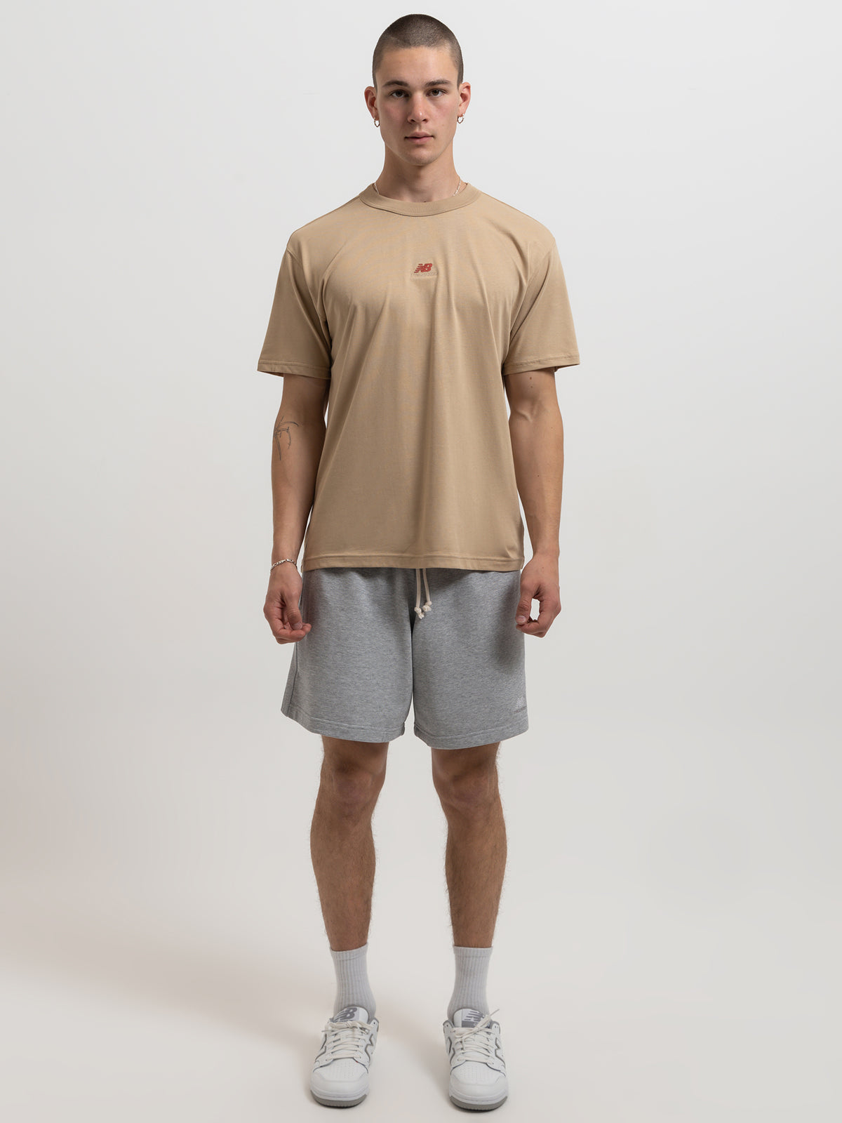 New Balance Athletics Remastered T-Shirt in Incense | Incense