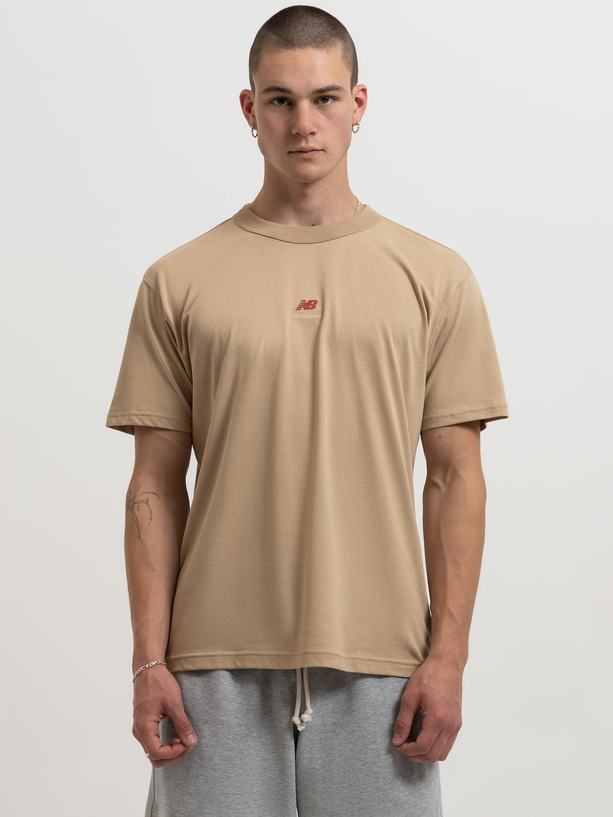 New Balance Athletics Remastered T-Shirt in Incense | Incense