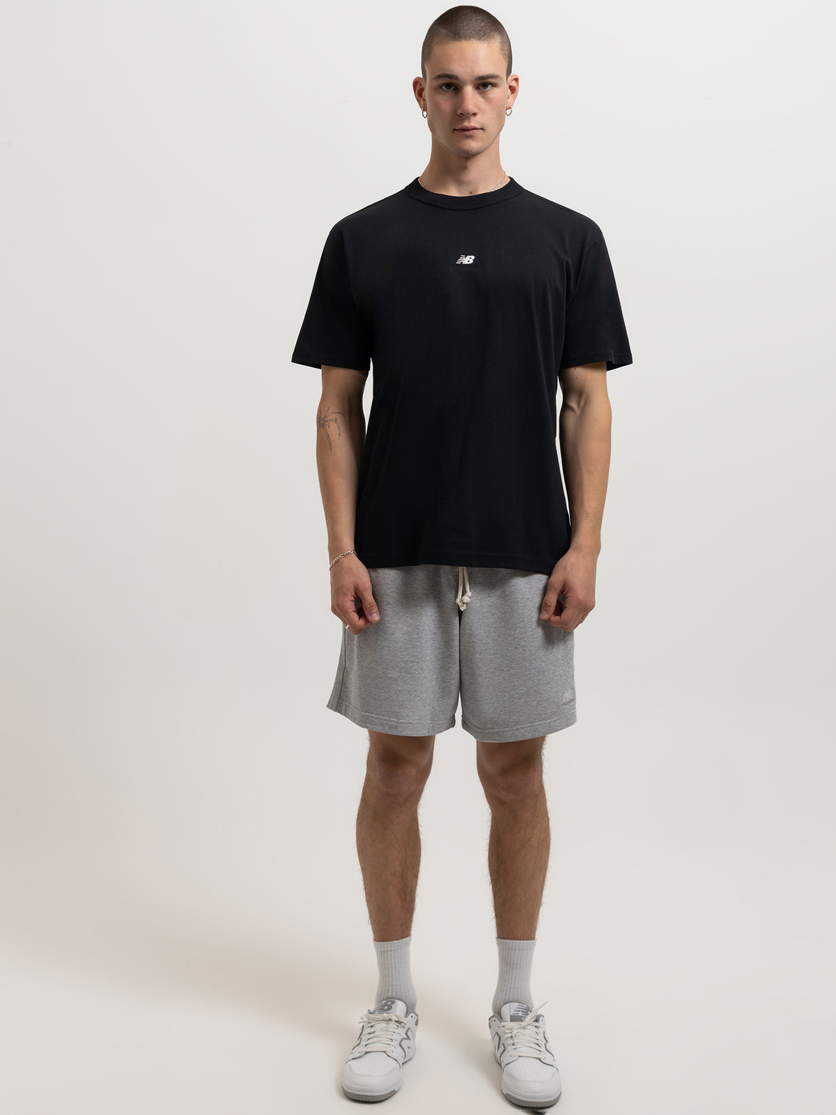 New Balance Athletics Remastered T-Shirt in Black | Black