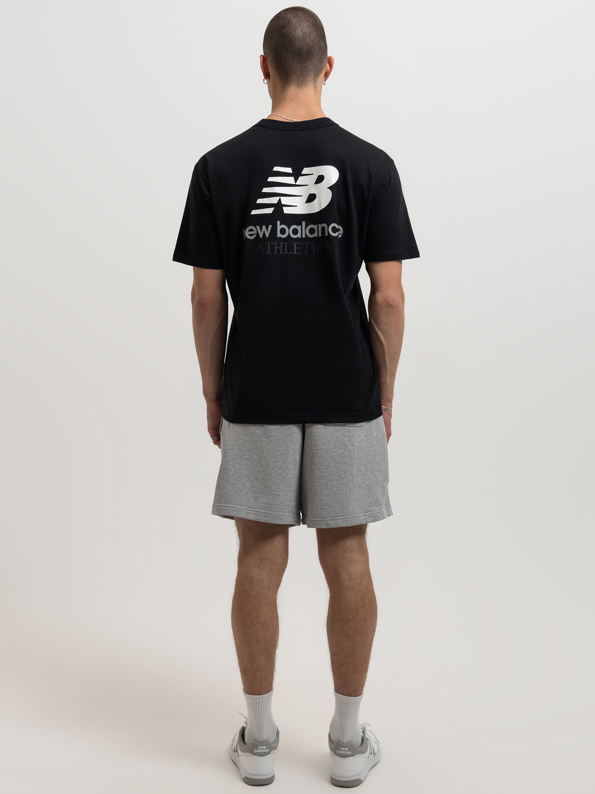 New Balance Athletics Remastered T-Shirt in Black | Black