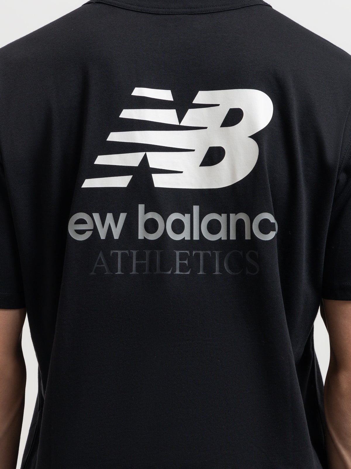 New Balance Athletics Remastered T-Shirt in Black | Black