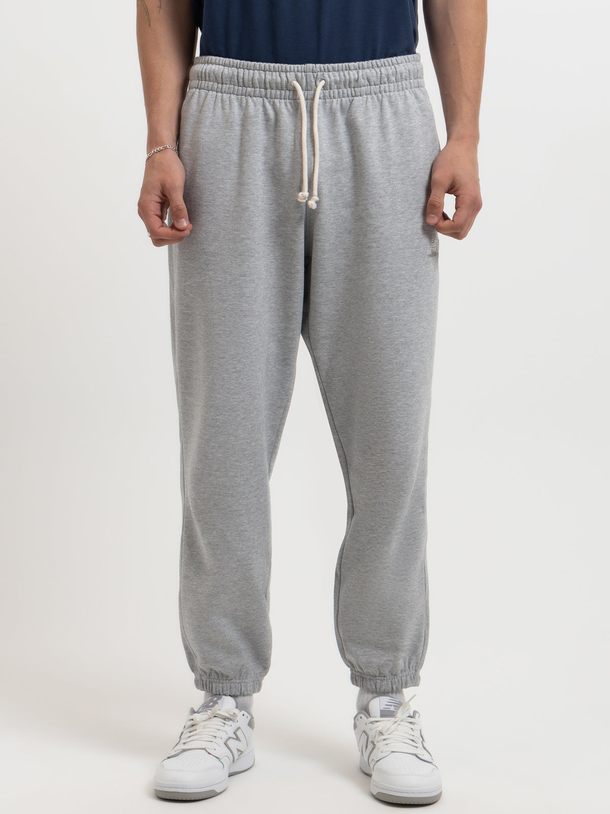 New Balance Athletic Remastered French Terry Sweatpants in Athletic Grey | Grey