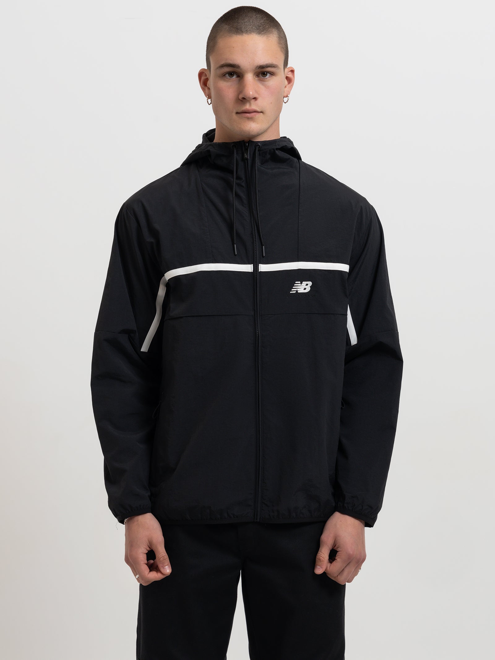 New balance Athletics Remastered Jacket in Black Black | Glue Store