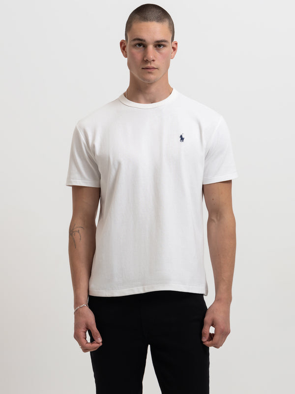 Polo ralph lauren Heavyweight T-Shirt in White White | Glue Store