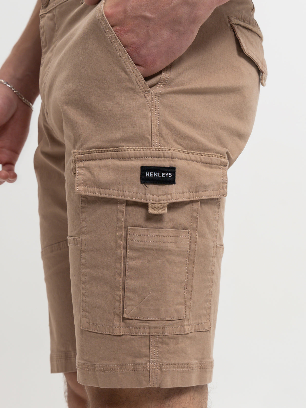 Henleys Leon Shorts in Desert Sand | Desert Sand