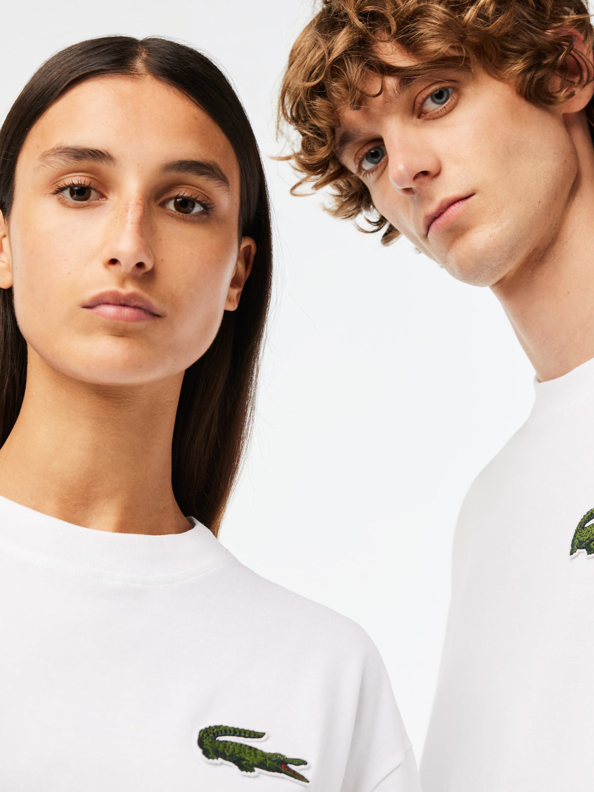 Lacoste Originals Loose T-Shirt in White | White