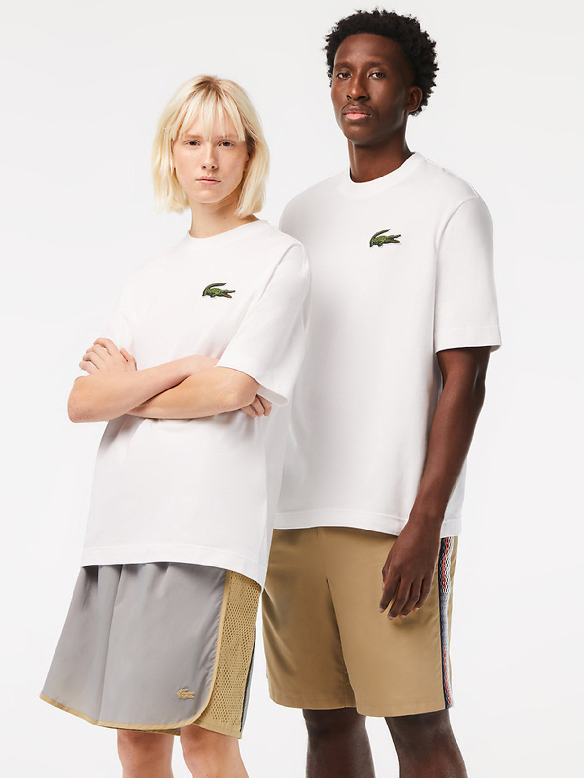 Lacoste Originals Loose T-Shirt in White | White