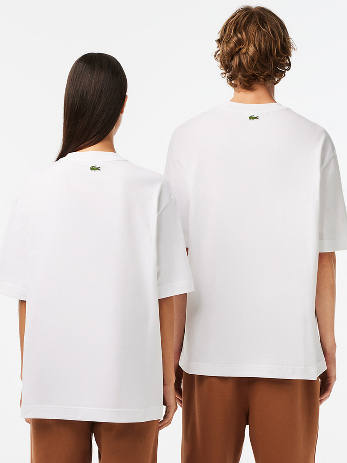 Lacoste Originals Loose T-Shirt in White | White