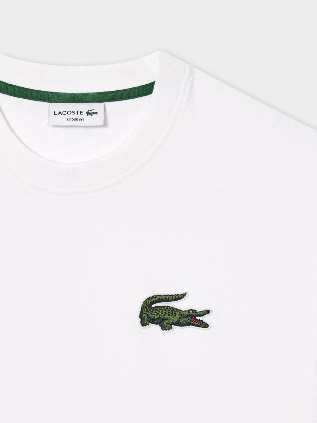 Lacoste Originals Loose T-Shirt in White | White