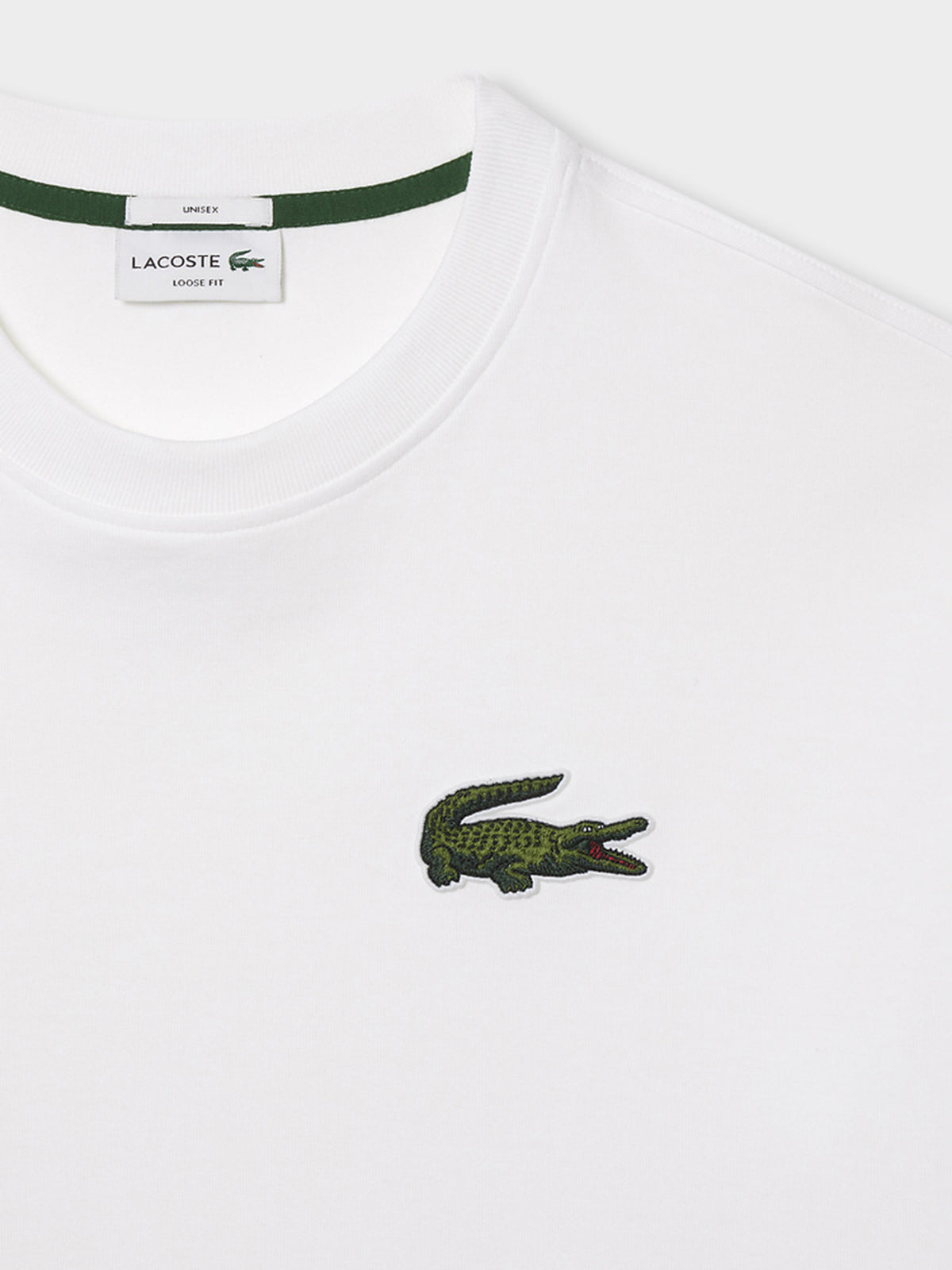 Lacoste Originals Loose T-Shirt in White | White