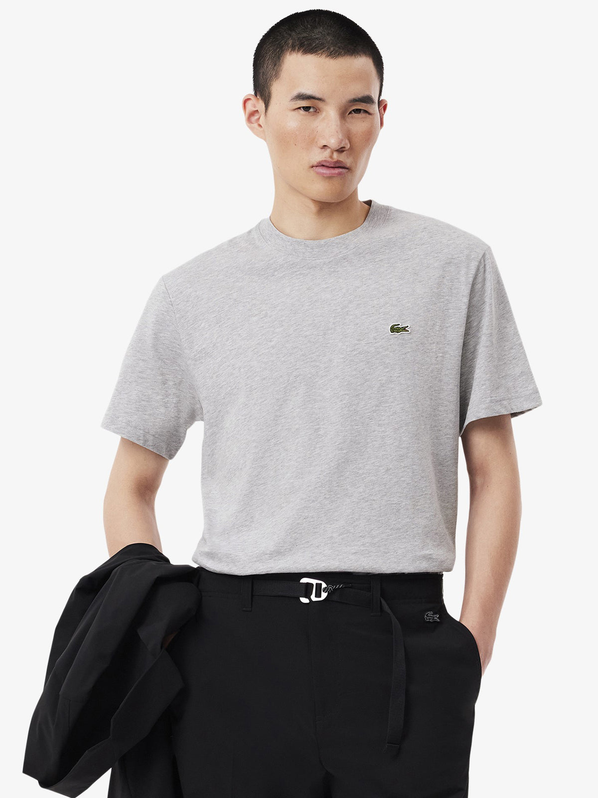 Lacoste Essential Classic Fit T-Shirt | Silver