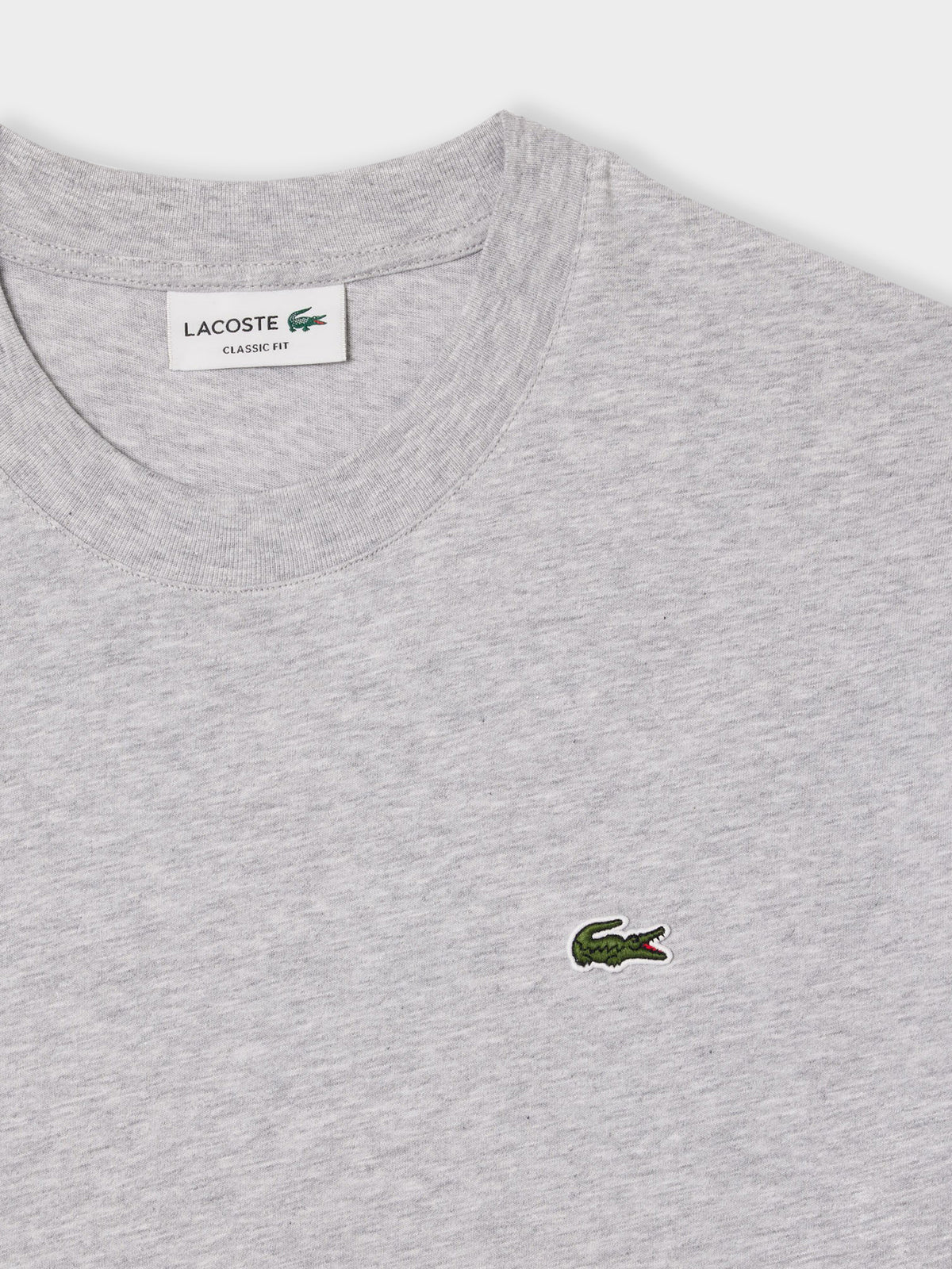 Lacoste Essential Classic Fit T-Shirt | Silver