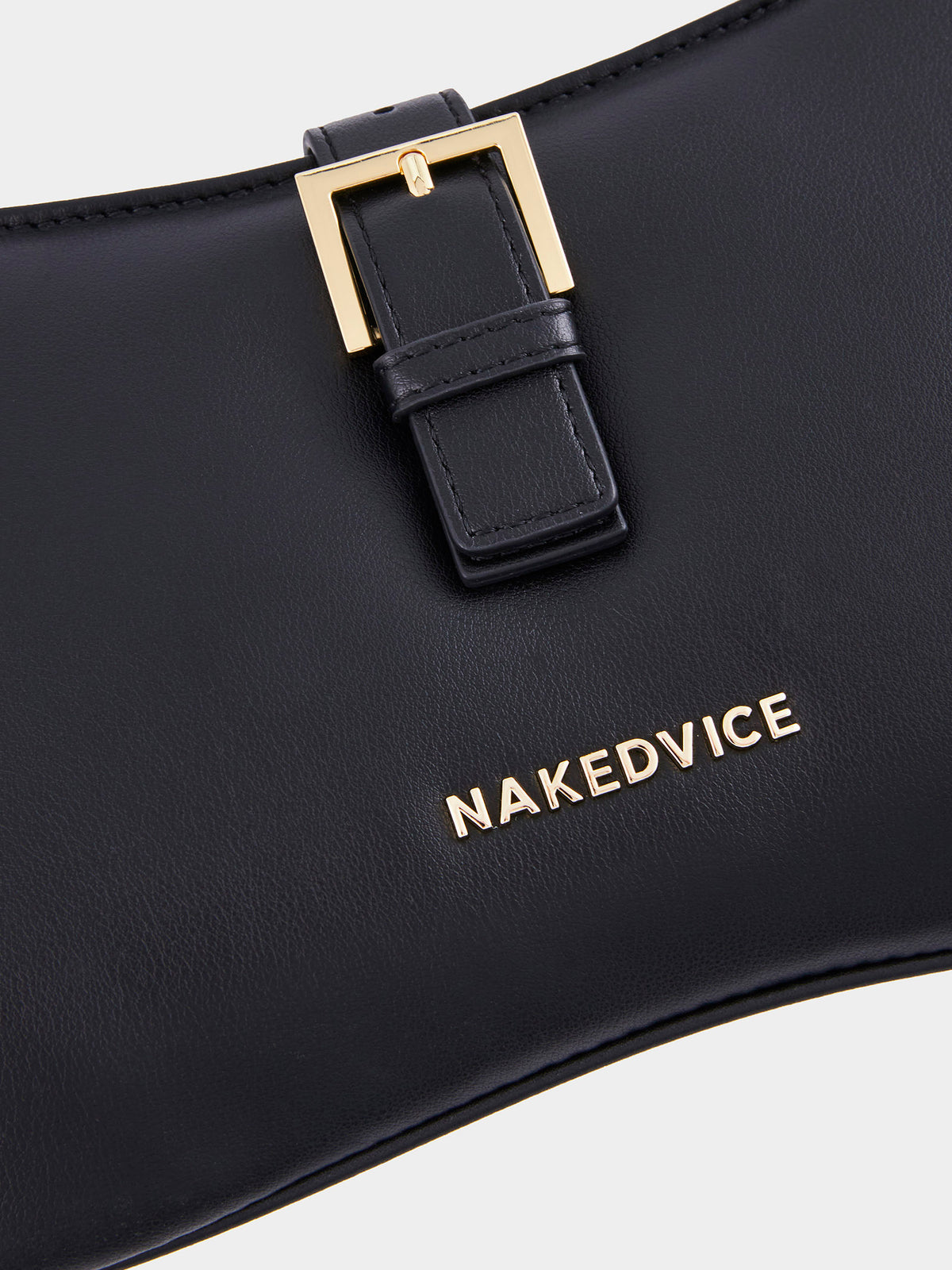 Nakedvice The Celia Shoulder Bag in Black & Gold | Black Gold