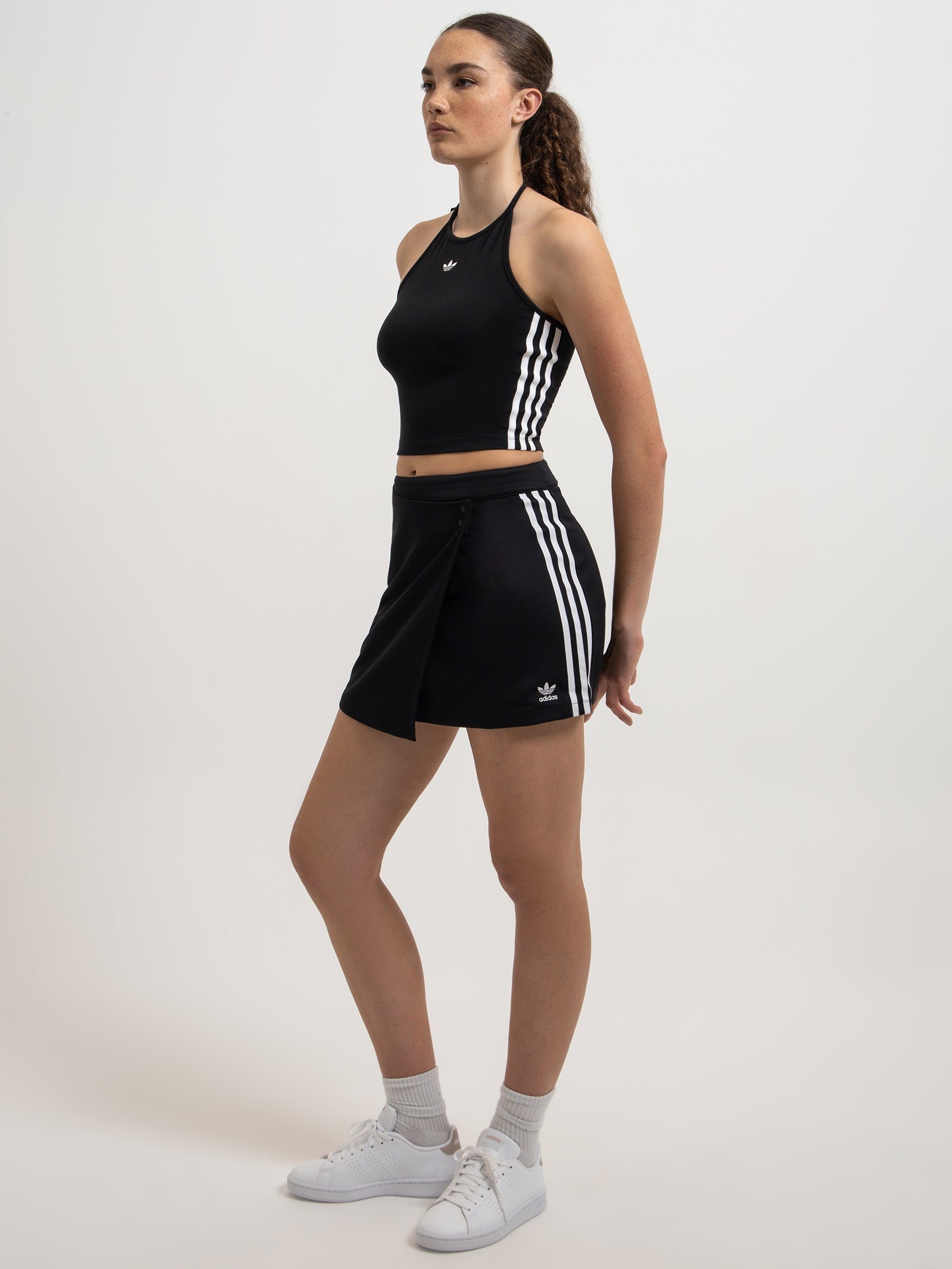 Adidas Halter Neck Tank Top in Black Black | Glue Store