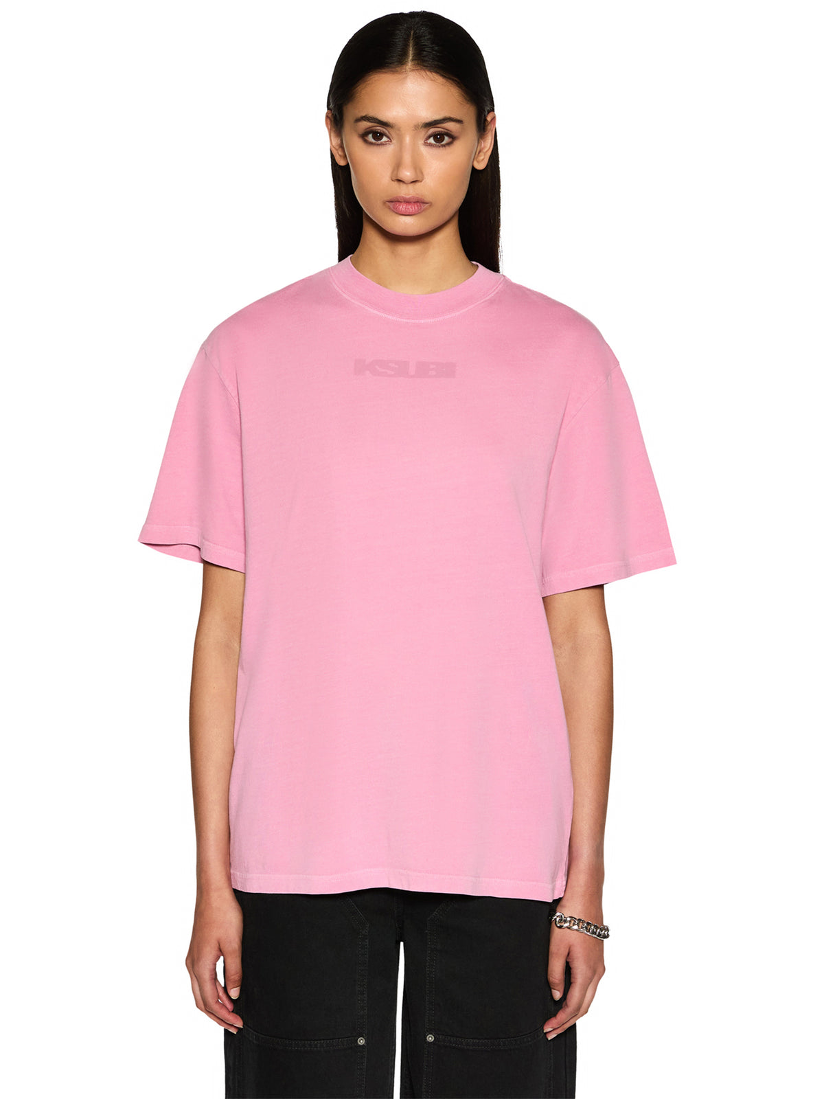 Ksubi Sott Oversized Tee | Hyper Pink