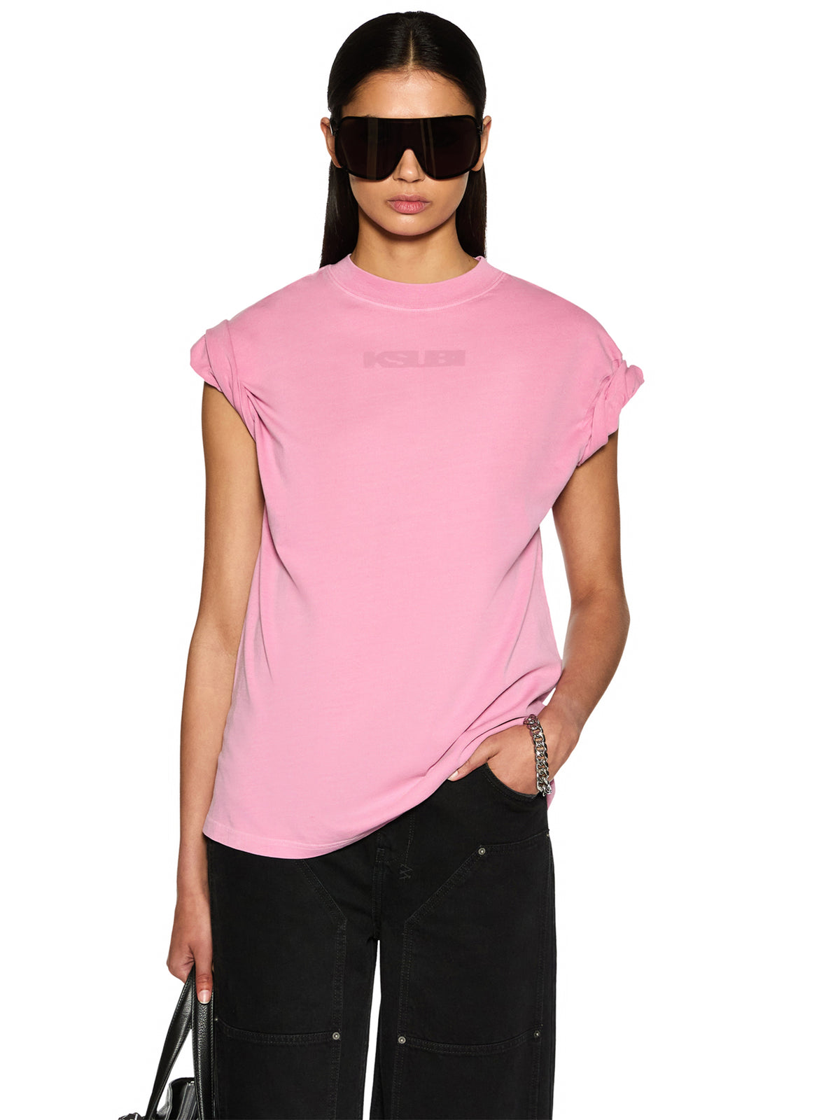 Ksubi Sott Oversized Tee | Hyper Pink