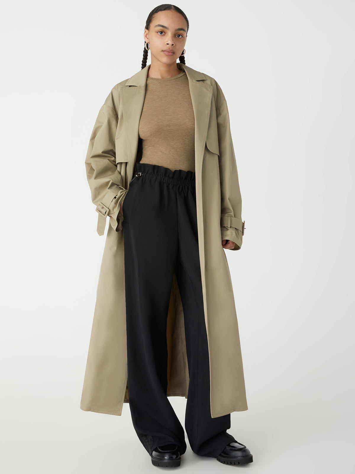 Misha Urban Maverick Trench Coat | Sage