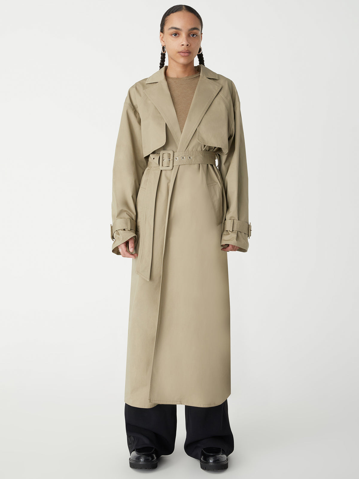 Misha Urban Maverick Trench Coat | Sage