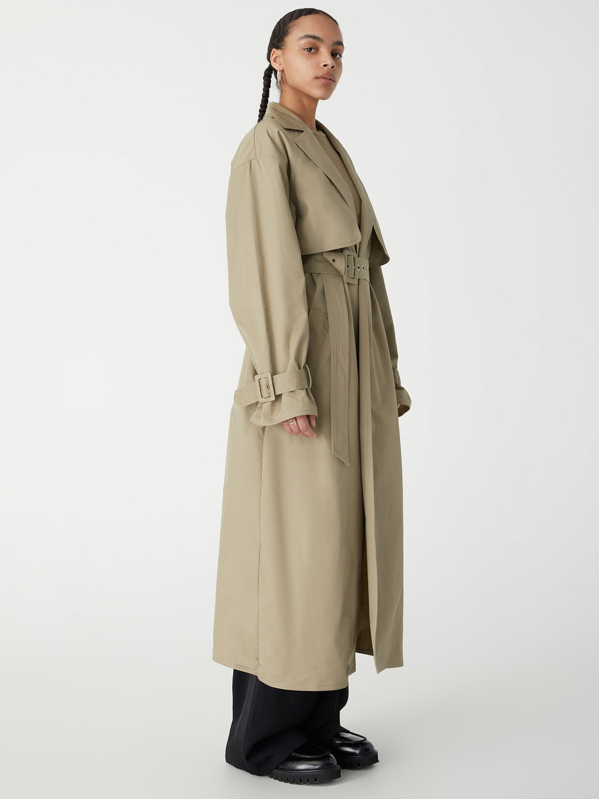 Misha Urban Maverick Trench Coat | Sage