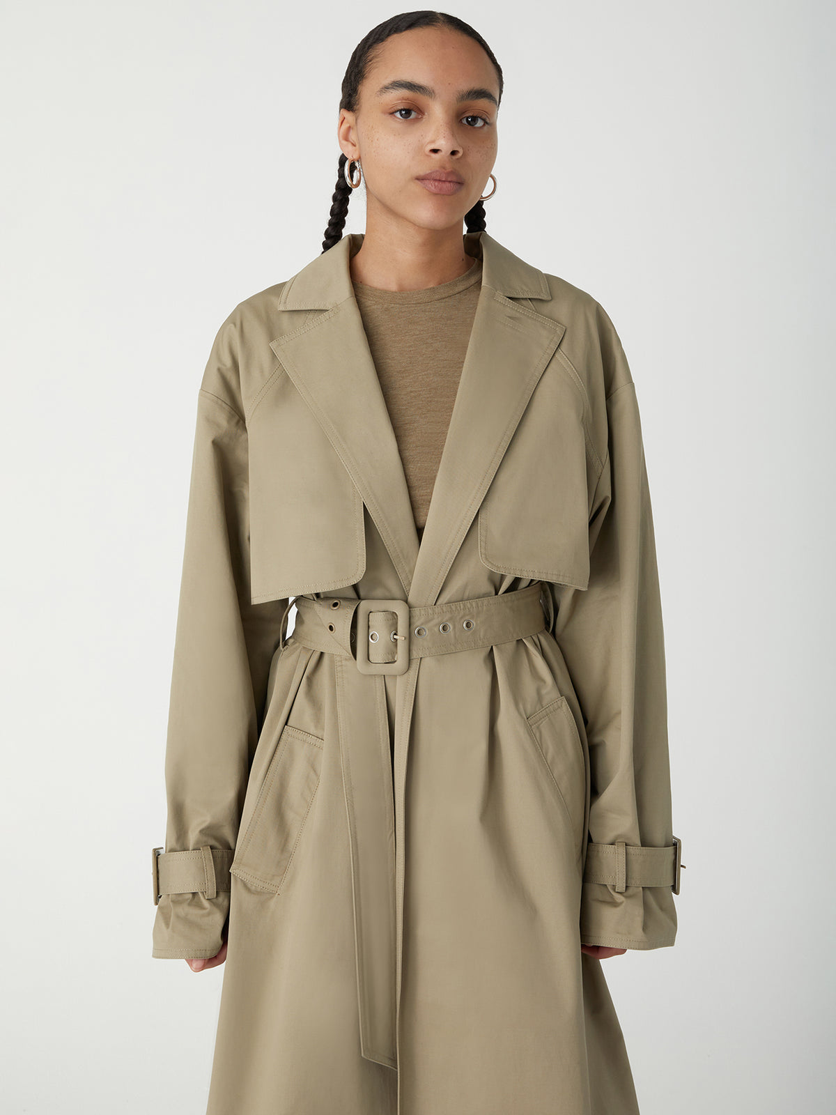 Misha Urban Maverick Trench Coat | Sage