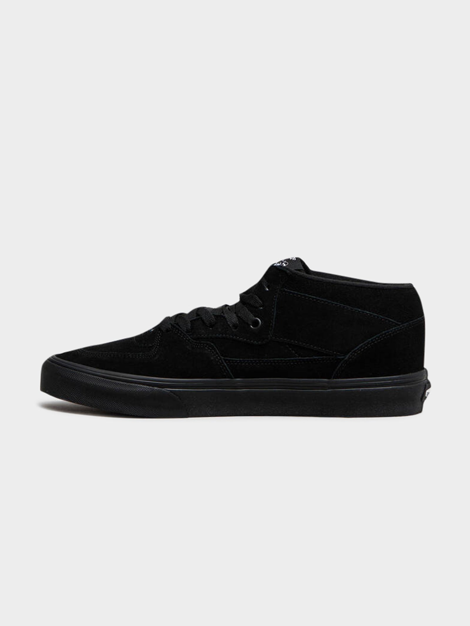 Vans Mens Half Cab Sneakers in Black Black black Glue Store