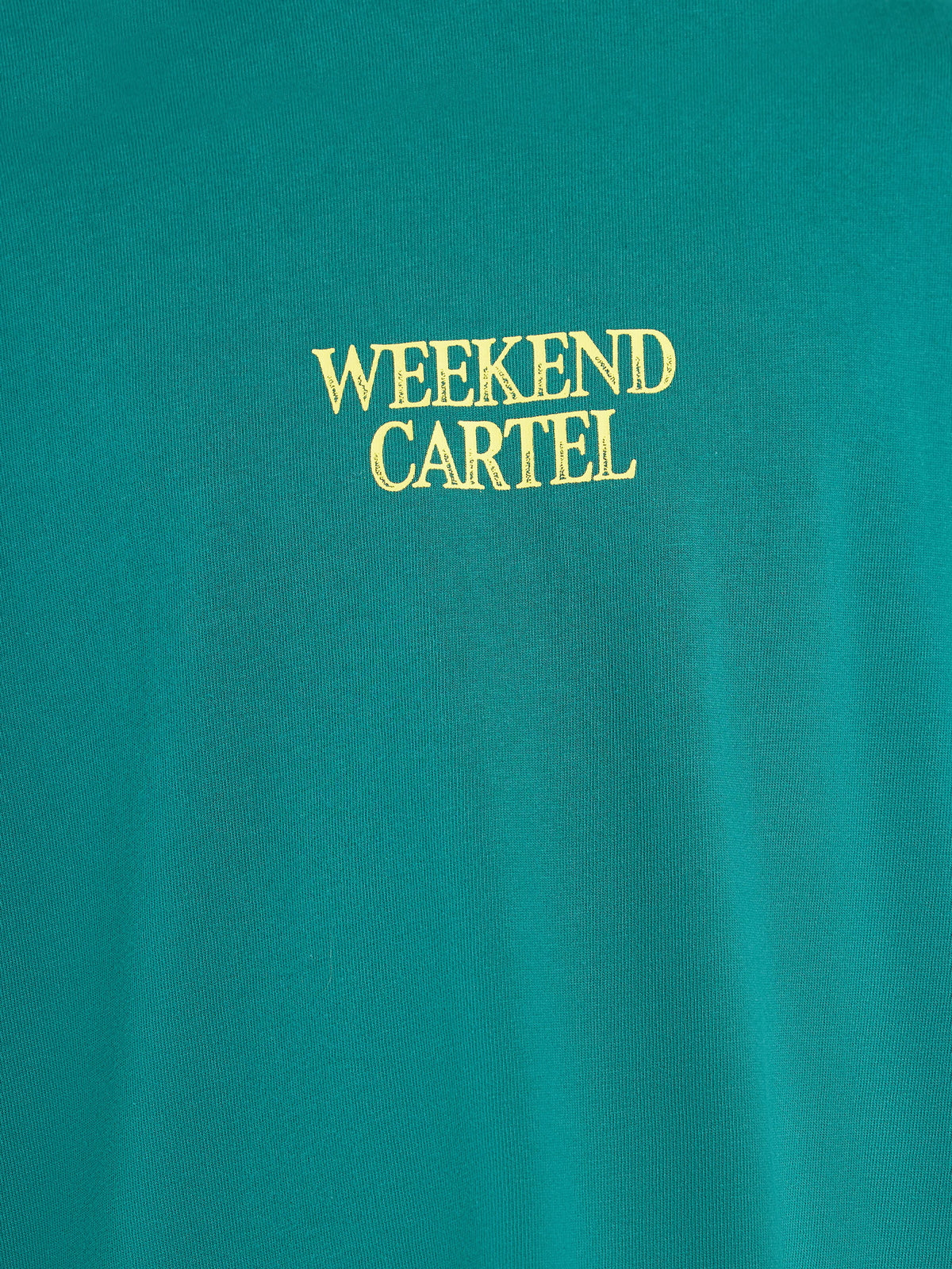 Weekend Cartel Brain Vs Broom Tee - Teal Green | Teal Green