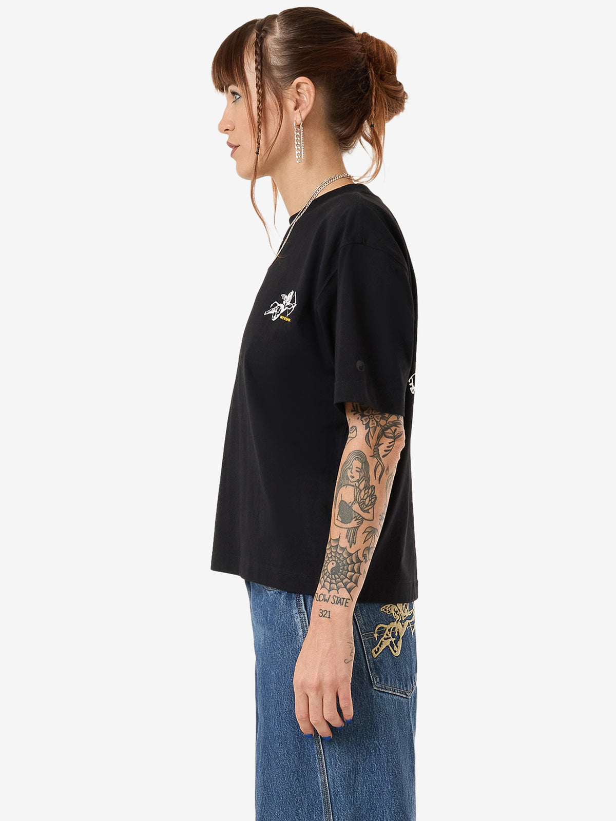 Worship Cherub Regular Fit Tee | Standard Black