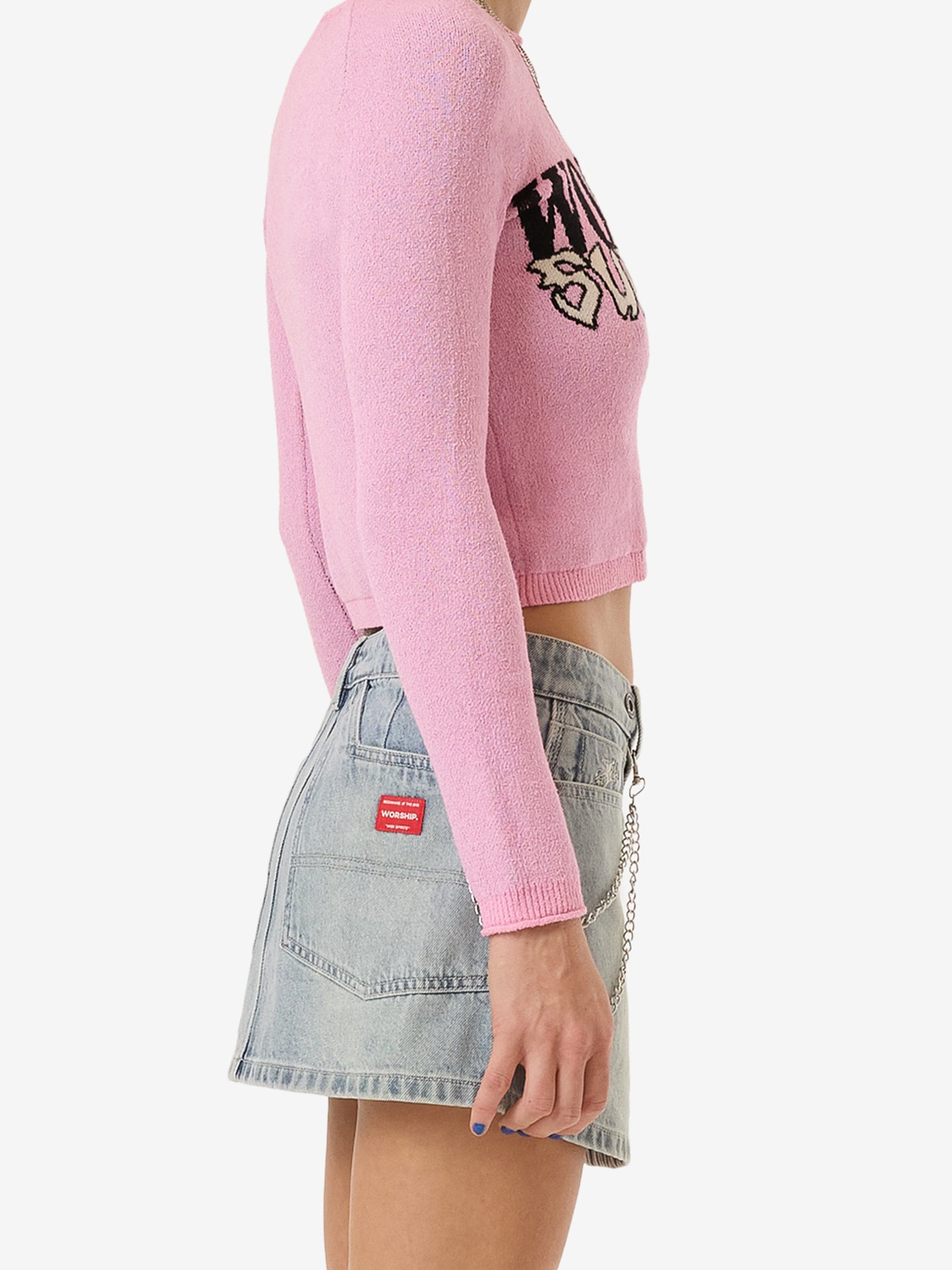 Vexed Denim Mini Skirt