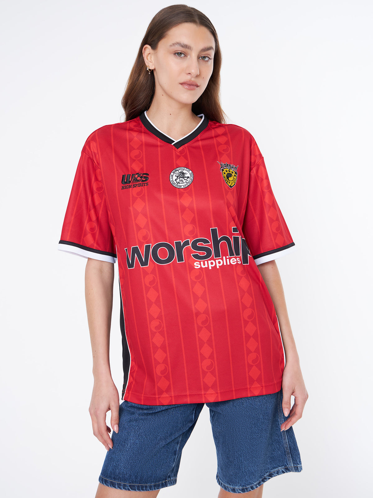 Worship Player Football Jersey | Worship Red