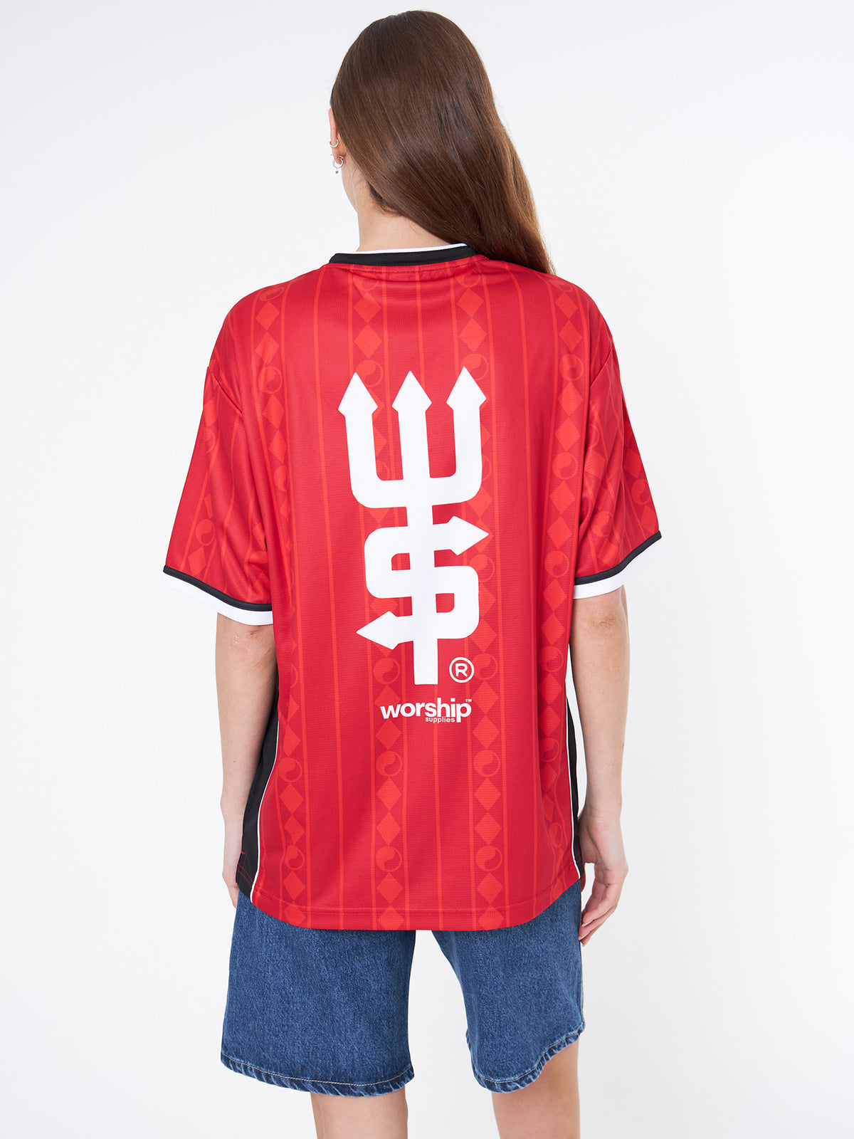 Worship Player Football Jersey | Worship Red