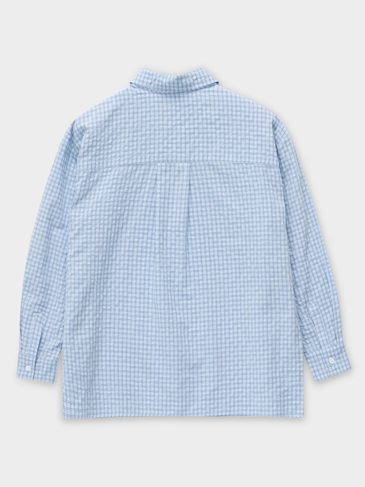 Xgirl Plaid Os Shirt | Storm Blue