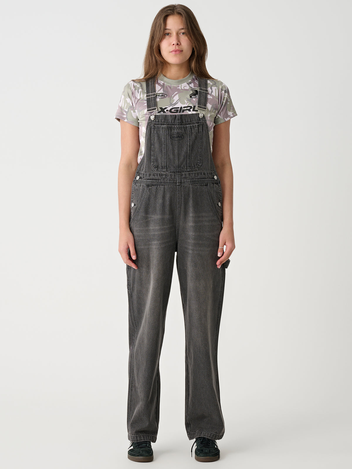 Xgirl Gordon Overalls | Faded Black