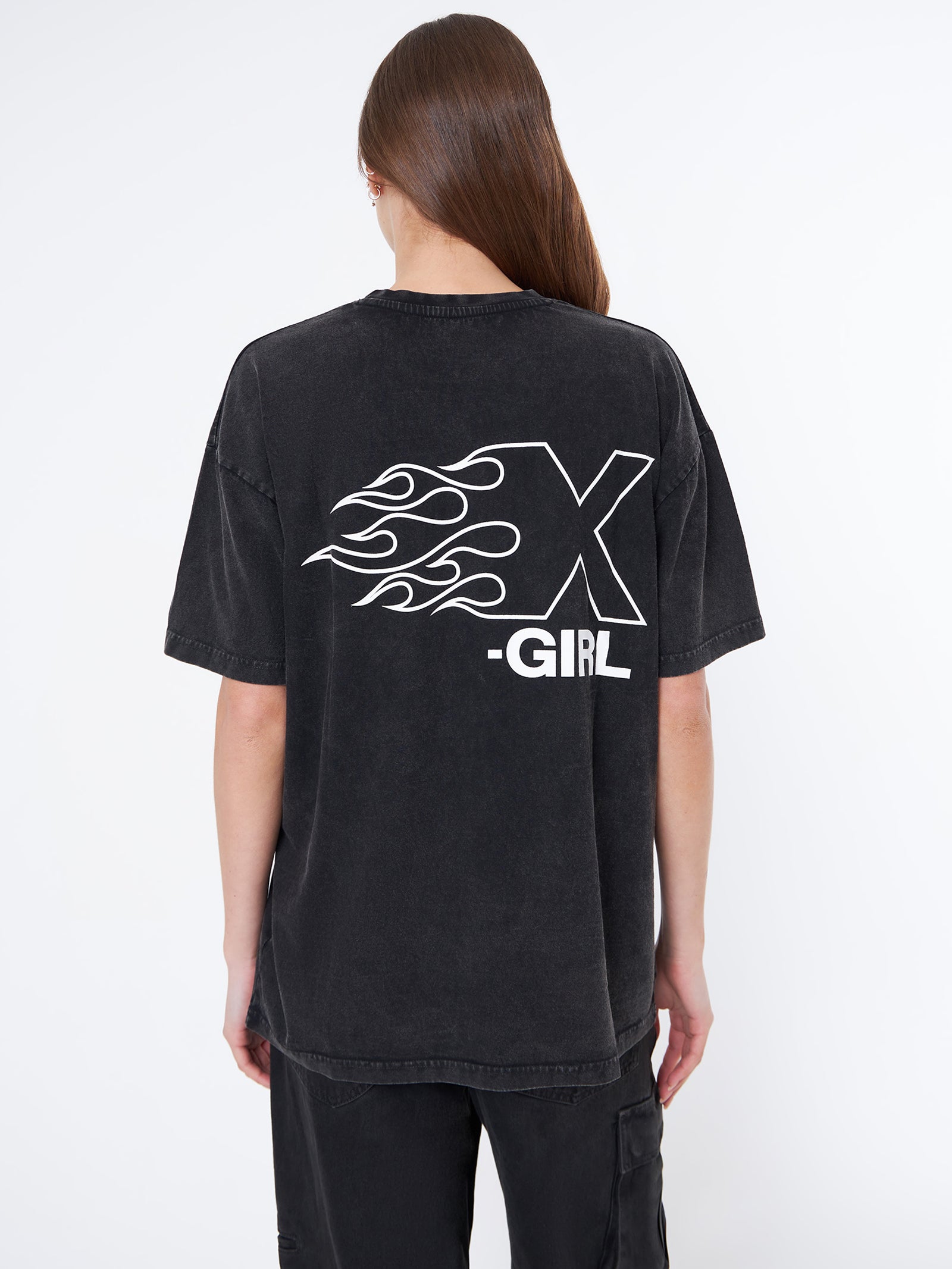 Burning X Logo Relaxed Tee