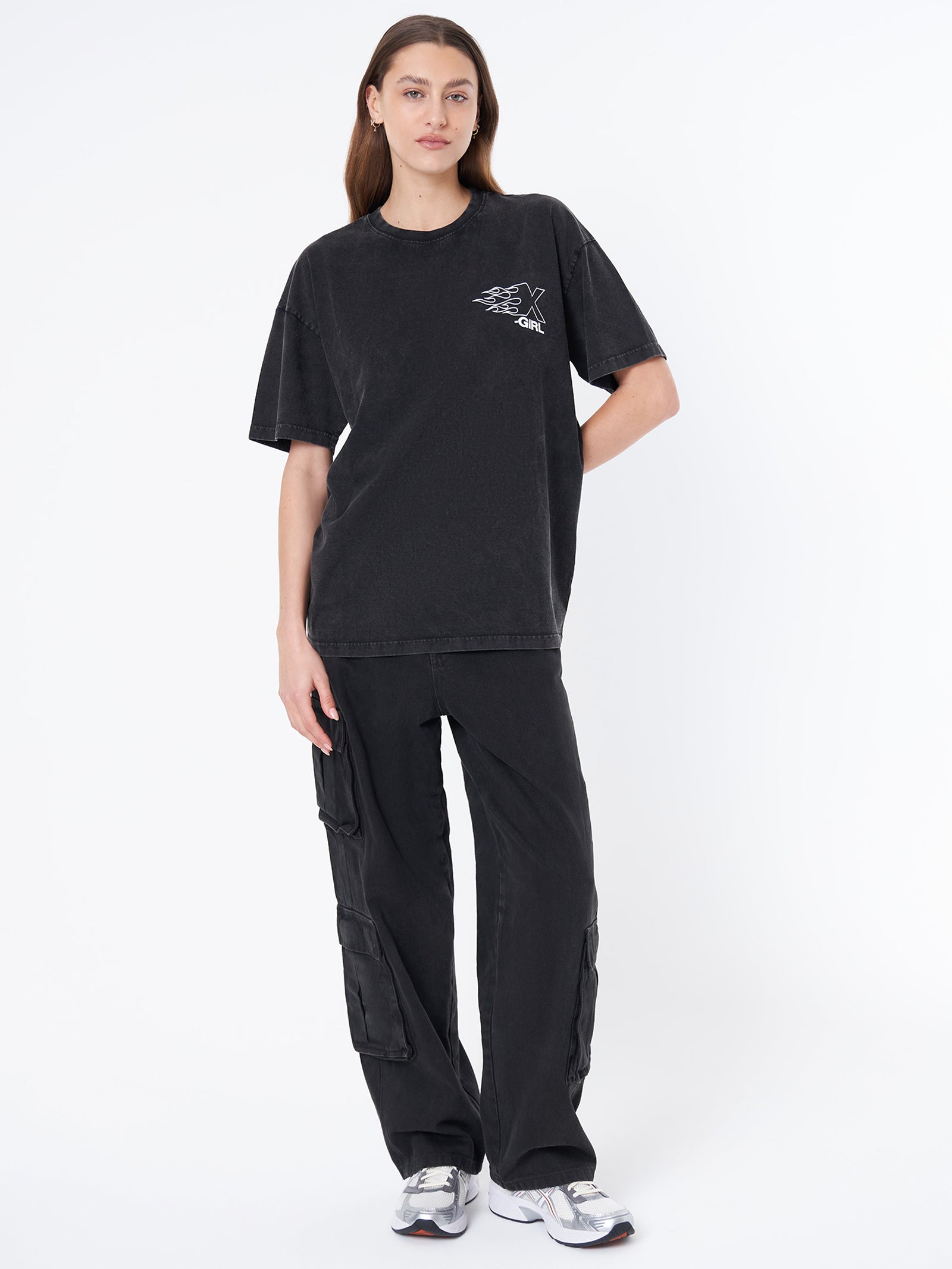 Burning X Logo Relaxed Tee