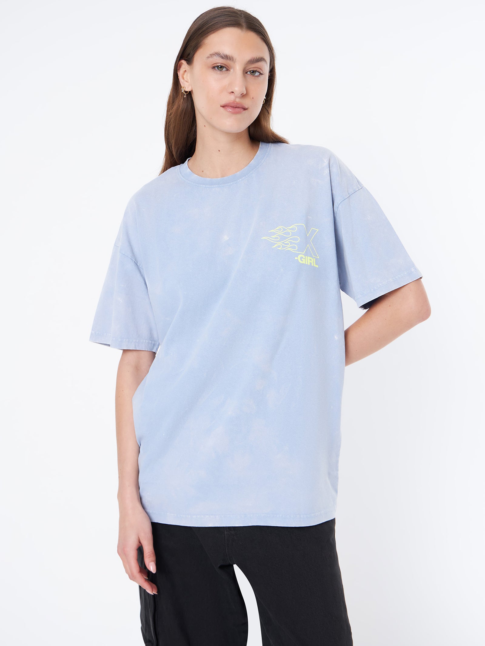 Burning X Logo Relaxed Tee