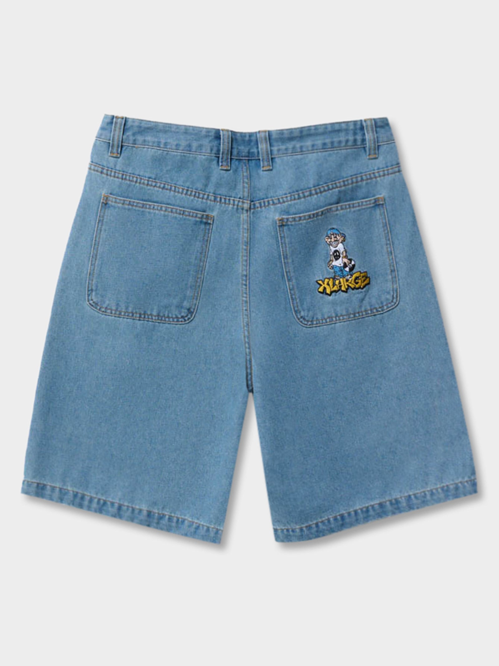 Peace Man Bull Denim Short