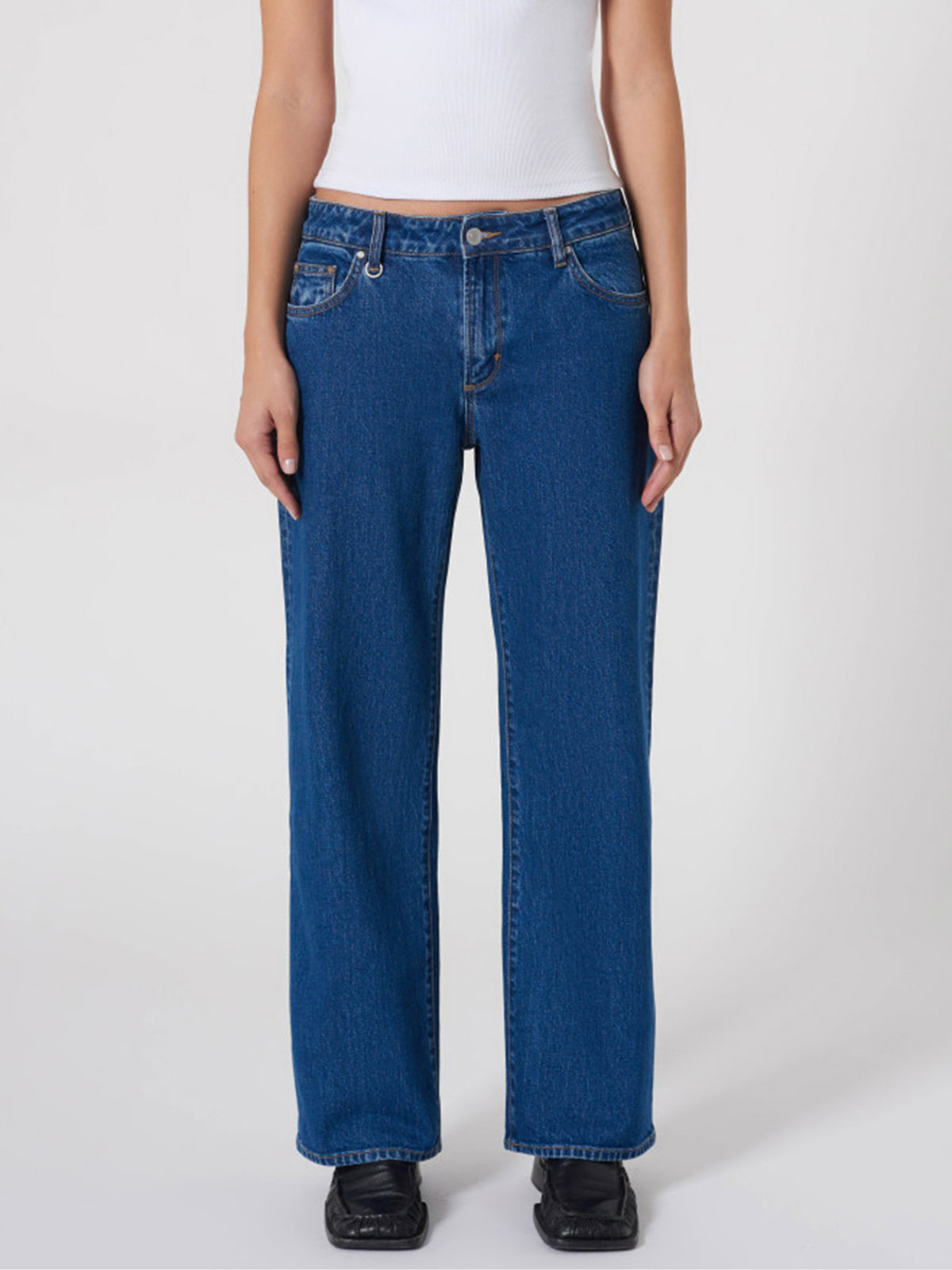 Neuw Daria Boyfriend Jeans in Royal Indigo | Mid Indigo