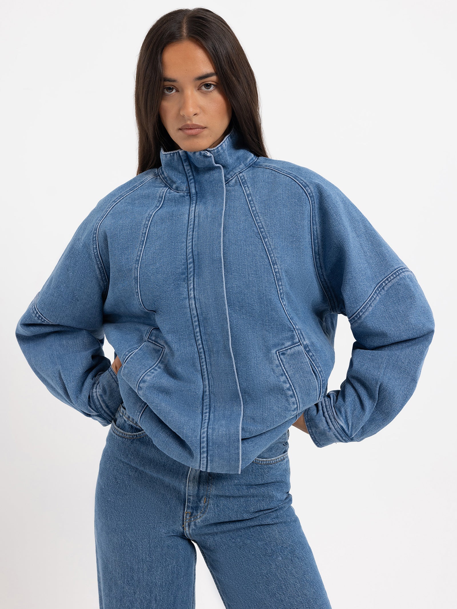 Phoebe Longline Bomber Jacket