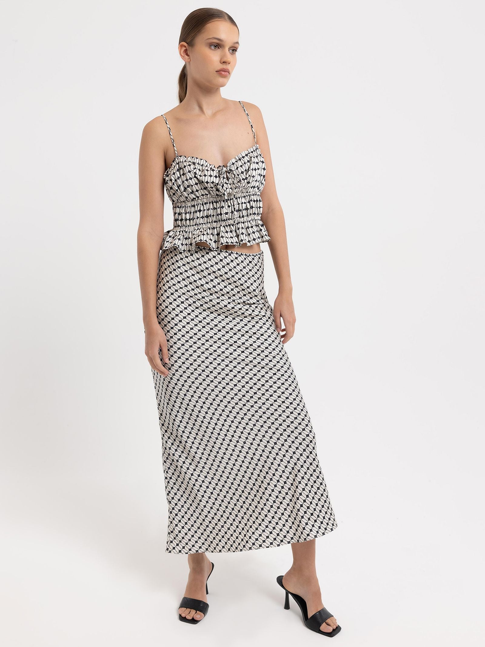 Bianca Low Rise Maxi Skirt