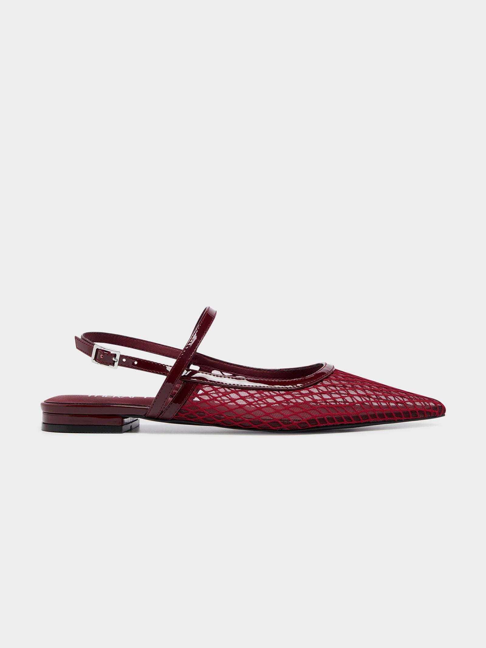 Therapy Lourdes Mesh Ballet Flat Cherry | Glue Store